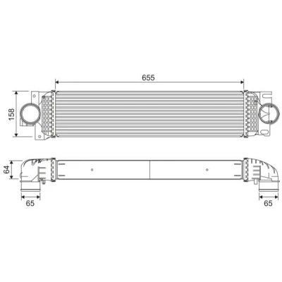 Imagen de VALEO 818687 Intercooler Aluminio sin sensor