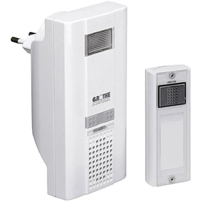 Imagen de Grothe 43310 Mistral 400M Timbre inalámbrico, Blanco