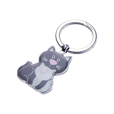Imagen de Troika CAT &amp; KITTY Llavero 8 centimeters Gris (Grau)