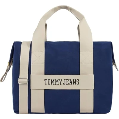 Imagen de Tommy Jeans Retro COOL Duffle Unisex Bolsa de fin semana, Talla: One Size, Blue