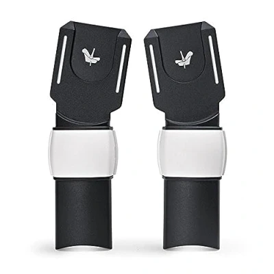Imagen de Bugaboo Adaptador de Silla Coche para carritos Fox, Lynx y Buffalo, sistema fácil click and go, Negro