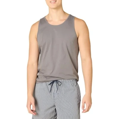 Imagen de Amazon Essentials Camiseta de Tirantes Ajuste Entallado Hombre, Gris, XXL