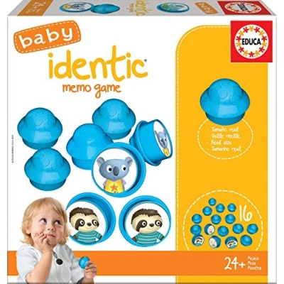 Imagen de Educa Baby Identic Memo Game Juego Educativo de Memoria para Bebés, Multicolor (18124)