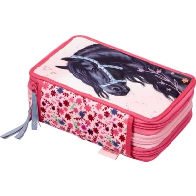 Imagen de Horse Friends Pencil case 3 compartments
