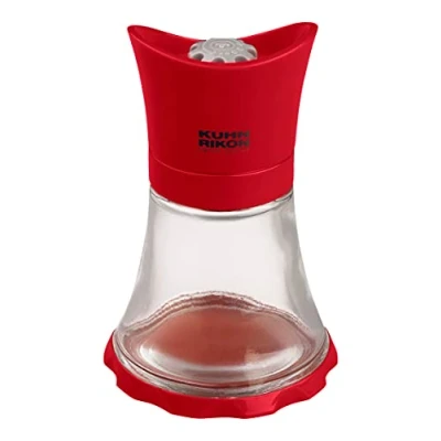 Imagen de KUHN RIKON Mini molinillo de jarrón, rojo, plástico, 12 x 8 cm