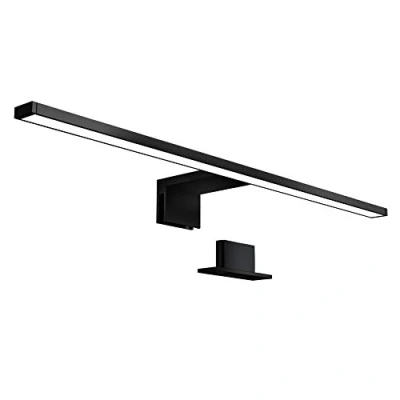 Imagen de B.K.Licht Lámpara Espejo de Baño LED IP44 8W 230V, Pinza + Armario, Blanco Frío 4000k 780lm, 60 x 10.3 3.6 cm