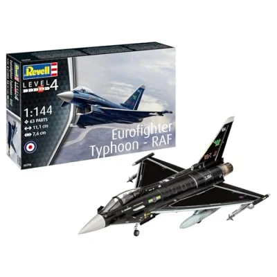 Imagen de Revell 03796 Eurofighter Typhoon RAF escala 1:144 Kit de modelo plástico sin construir/sin pintar