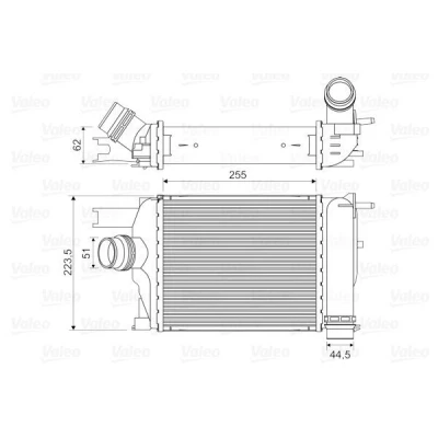 Imagen de VALEO 818609 Intercooler sin válvula EGR DACIA: Lodgy, SANDERO 2, Duster SUV, RENAULT: CLIO 4, Captur, 3 Kasten