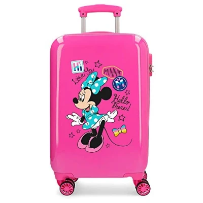 Imagen de Disney Enjoy Minnie Maleta de cabina Rosa 34x55x20 cms Rígida ABS Cierre combinación 34L 2,6Kgs 4 Ruedas Dobles Equipaje Mano