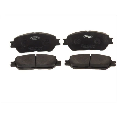 Imagen de DELPHI LP2132 Juego de pastillas freno no preparado para indicador desgaste sin chapa antichirridos accesorios TOYOTA: Previa / Estima II