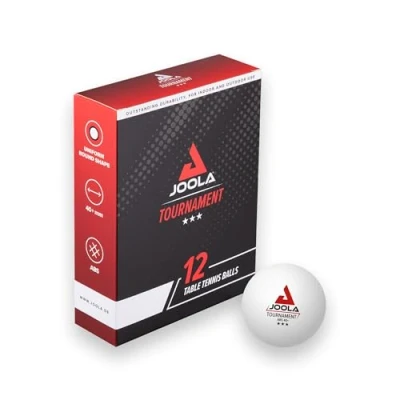 Imagen de JOOLA Pelotas de ping pong para adultos, unisex, Tournament 40+, Color Blanco, Talla única