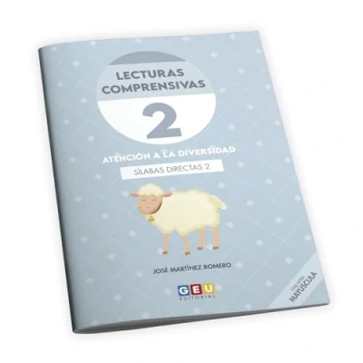 Imagen de Editorial GEU. Lecturas comprensivas 2. Libro para aprender a leer con comprensión lectora. Sílabas directas. Letra mayúscula. Educación infantil.