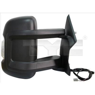 Imagen de espejo retrovisor Tyc 309 0161 derecha para ajuste elect. espejo, convexo, calefactable, brazo largo de FIAT: Ducato III Furgón