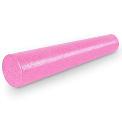 Imagen de ProsourceFit High Density Foam Rollers 36 inches long,Firm Full Body Athletic Massage Tool for Back Stretching, Yoga, Pilates, Post Workout Muscle Recuperation, Pink