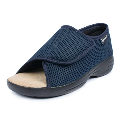 Imagen de Aerosoft Sandalias de rehabilitación Stretch 14 sin presión, personalizables, para hombre y mujer, azul, 36 EU
