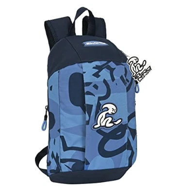 Imagen de Safta EL NIÑO Bahia Mini Mochila para Uso Diario, Ideal Niños de Diferentes Edades, Cómoda y Versátil, Calidad Resistencia, 22x10x39 cm, Color Azul