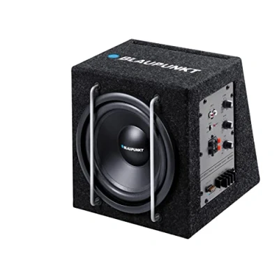 Imagen de Blaupunkt GTB 8200 A Subwoofer para Coche (Activo, 75W, 30 200 Hz, RCA, MDF, 25 cm)