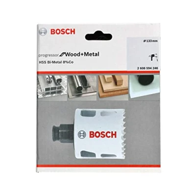 Imagen de Bosch Professional Progressor for Wood and Metal Sierra de corona (para madera y metal, diámetro 133 mm, accesorios para taladro)