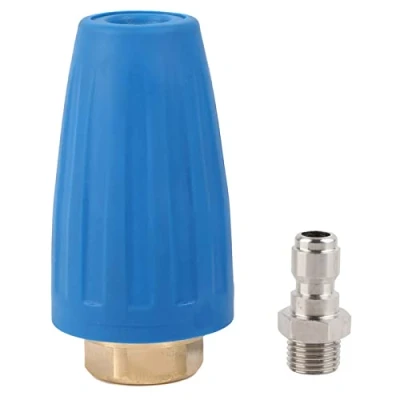 Imagen de 1/4 &quot;de, conexión rápida, limpiador de alta presión, accesorio, boquilla Turbo giratoria en aerosol, 3000PSI[1#]