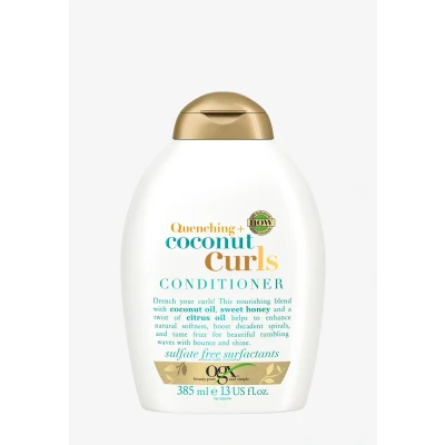Imagen de OGX Acondicionador de Coco para Pelo Rizado y Ondulado, Define e Hidrata, Controla el encrespamiento 385ml
