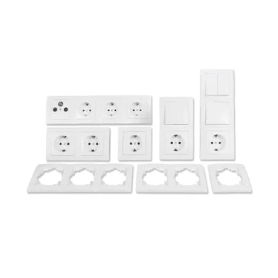 Imagen de Flair Juego de interruptores y enchufes (20 unidades), color blanco