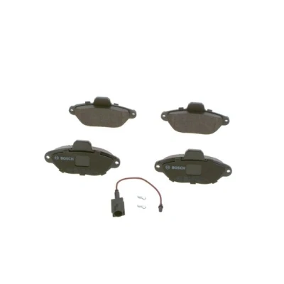 Imagen de BOSCH 0 986 494 115 Juego de pastillas freno Low Metallic con contacto avisador desgaste Chapa antichirridos muelle FIAT: 500 Hatchback