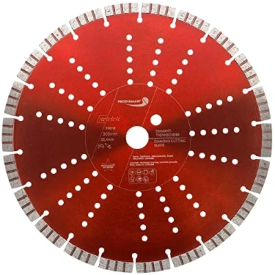 Imagen de PRODIAMANT disco de corte diamante Premium, hormigón 300 mm x 25,4 mm, altura segmento 15