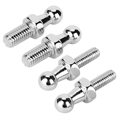 Imagen de Tornillo de Perno Prisionero Bola, Bola Aleación Aluminio CNC 2 Piezas para Puntal Gas Terminado Capo(M6)
