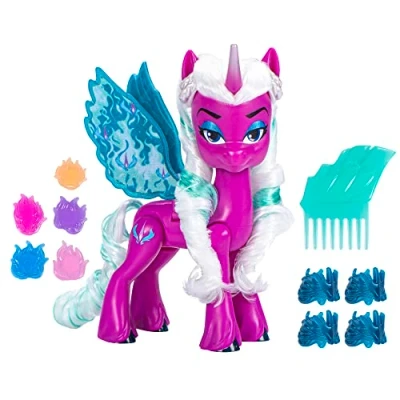 Imagen de My Little Pony Mu ecas Opaline Arcana Wing Surprise, Juguete Alicorn de 5 Pulgadas con Accesorios, Juguetes para ni as y os a