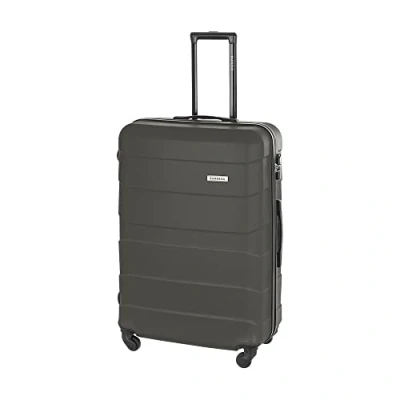 Imagen de BARRENS Maleta Grande Equipaje para facturación 77x52x29 cm 90 L 4x360 Ruedas Asa Flexible rígida Compatible con líneas aéreas Grafito