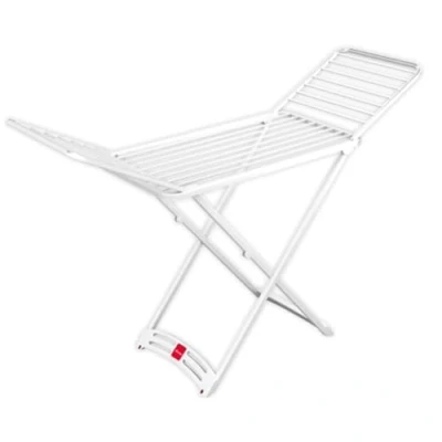 Imagen de Vileda Zaffiro Tendedero de Suelo con Caballete, para Exteriores, Ruedas, Plegable, Espacio tendido 20 m, 100% Resina, 182 x 55 88 cm