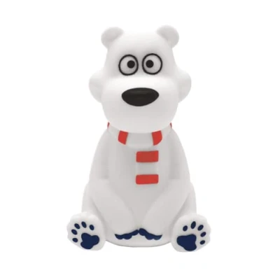 Imagen de LEXIBOOK luz de Noche LED Bolsillo Oso Polar para habitación infantil, cambio colores, suave, a pilas, NLJ01PB
