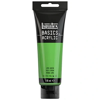 Imagen de Liquitex Basic Acrylic Tubo de Pintura Acrílica, 118 ML, Verde (Verde Lima Nuevo)
