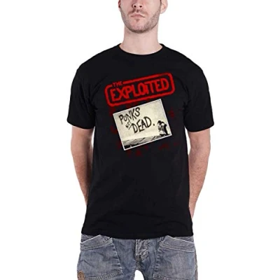Imagen de Exploited, The Punks NO Dead TS, Negro , XL