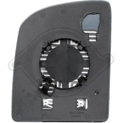 Imagen de Espejo retrovisor Diederichs 2282226 derecha convexo, calefactable VOLKSWAGEN: Crafter Furgón, Camión de plataforma/Chasis, MAN: TGE Furgón