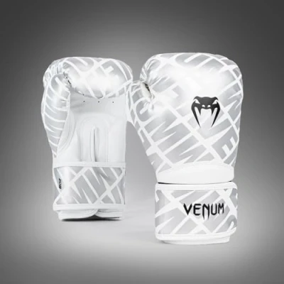 Imagen de Venum Contender 1.5 XT Guantes de Boxeo para niños Blanco/Plata 6 Oz
