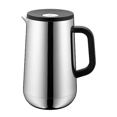 Imagen de WMF Jarra térmica (Impulse Acero Inoxidable té café 1,0l, Altura 23,4 cm Vidrio Cierre Automático 24h fría &amp; Caliente Regalo