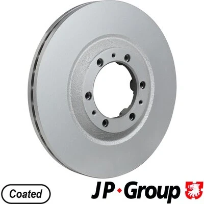 Imagen de JP GROUP 1263103100 Disco de freno Eje delantero 280 26 6 ventilado revestido OPEL: Frontera A SUV, B Monterey A, ISUZU: Trooper 3 SUV