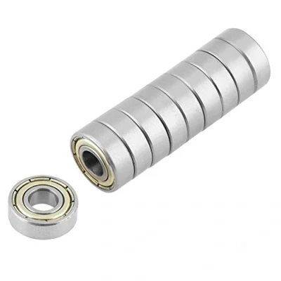 Imagen de 10 piezas 696ZZ 6 x 15 5 mm Rodamientos de bolas acero inoxidable