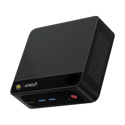 Imagen de Beelink SER5 Pro Mini PC, AMD Ryzen 7 5850U de 8 núcleos y 16 Hilos hasta 4.4GHz, 16GB RAM 500GB SSD, Pantalla 4K a 60Hz con Soporte 3 Pantallas (HDMI/DP/Type C), BT5.2, Wi Fi6