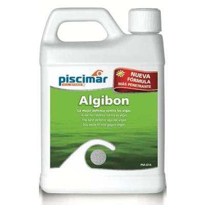 Imagen de Piscimar PM 614 Algibon: algicida polivalente Especial para el Mantenimiento. Botella 1 kg.