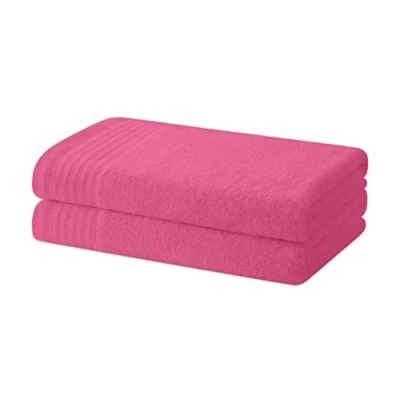 Imagen de Degrees home Juego de 2 Toallas baño o Ducha 100% Algodón 480g/m2 130x65 cms