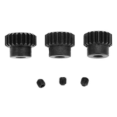 Imagen de VGEBY Juego de piñones, engranajes motor coche RC endurecimiento 3.175 mm 13 15T 16 18T 19 21T 23T acero cromado 48DP 1/10(19T 20T 21T) accesorio modelo