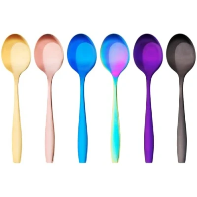 Imagen de GRÄWE Cucharillas de café acero inoxidable, 6 unidades, pulidas a mano, aptas para lavavajillas, serie Königstein, multicolor