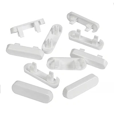 Imagen de JCP 10 tapas blancas de drenaje para ventanas UPVC