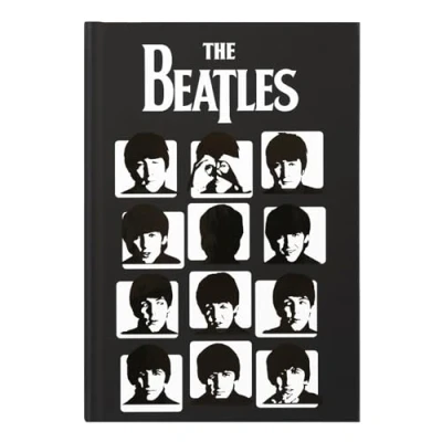 Imagen de Grupo Erik Cuaderno A5 The Beatles Bloc de notas punteado, Bullet journal con marcapáginas Libreta punteada, pequeño