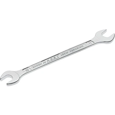 Imagen de HAZET Llave fija doble 450N 10X11 cromada, ancho de llave: 10 x 11 mm, posición mordazas: 15, eje con perfil en T extra robusto, Made in Germany