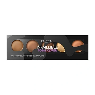 Imagen de L&#039;Oreal Paris Make up Designer Infalible Total Cover, Paleta Correctora, Tono 02 Oscura