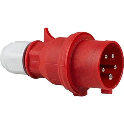 Imagen de as Schwabe Enchufe CEE Bals 400V/16A, rojo, con conexión de tornillo, 400 V