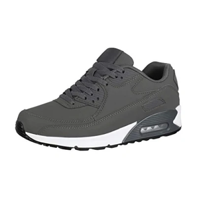 Imagen de Elara Zapatillas de Deporte Chunkyrayan Gris MEL0393 Grau Weiss 37